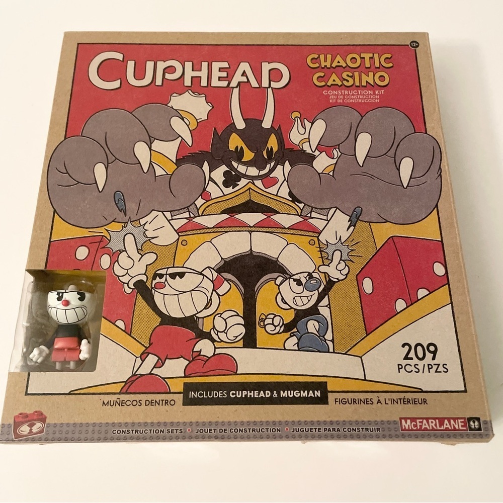 McFarlane Cuphead Chaotic Casino Large Construction Set Sealed 209 Pcs